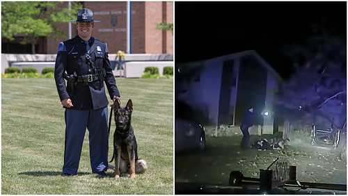 ‘I Don't Care’: Michigan Trooper Facing Felony Charge After Using Police Dog to Restrain Black Man for Nearly Four Minutes Despite His Pleas