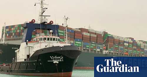 Suez canal traffic jam builds as work to move megaship continues