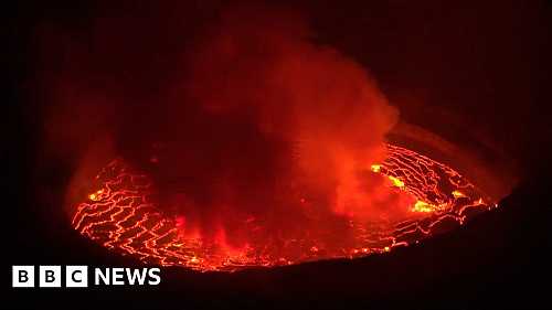 Children missing after volcano eruption