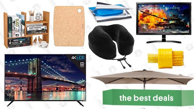 Saturday's Best Deals: 4K Smart TVs, Travel Pillows, Umbrellas, and More