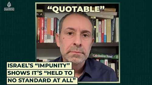 Israel’s “impunity” shows it’s “held to no standard at all”