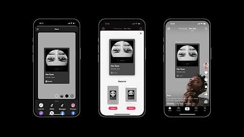 TikTok's latest feature lets music fans 'Share to TikTok' from Spotify and Apple Music | TechCrunch