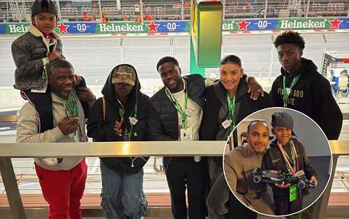 KEVIN AND ENIKO HART CELEBRATE SON KENZO'S 7TH BIRTHDAY WITH ACTION-PACKED WEEKEND