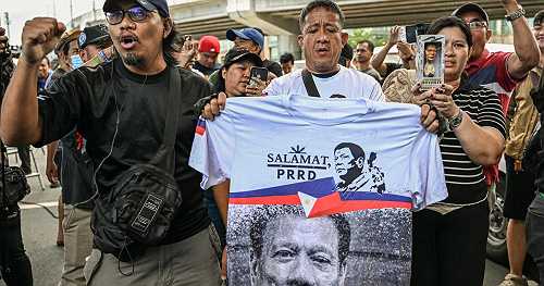 Rodrigo Duterte, former Philippines president, arrested on ICC warrant over drug killings