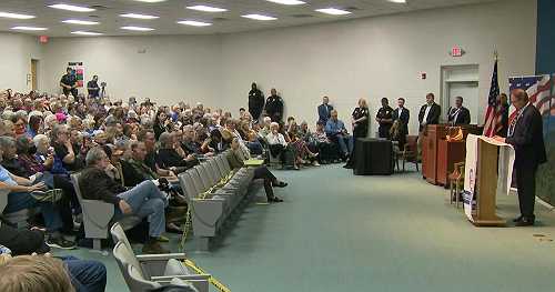 Americans confront GOP lawmakers over federal job cuts and economy at town halls