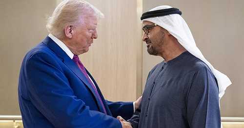 Trump meets with UAE officials in final leg of trip, likely seeking AI investments