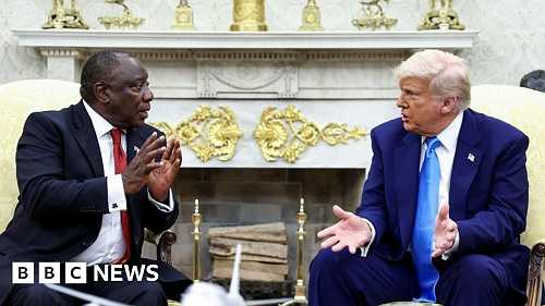 Trump-Ramaphosa meeting: White crosses shown by US president not graves, says man who erected them