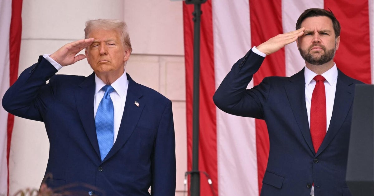 Trump marks Memorial Day after saying he's considering taking grant money away from Harvard