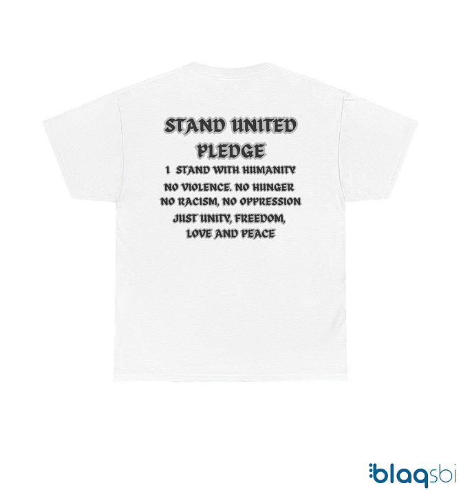 Blaqsbi | Product: Stand United Against Fascism, Activism T-Shirt, Equality Apparel,