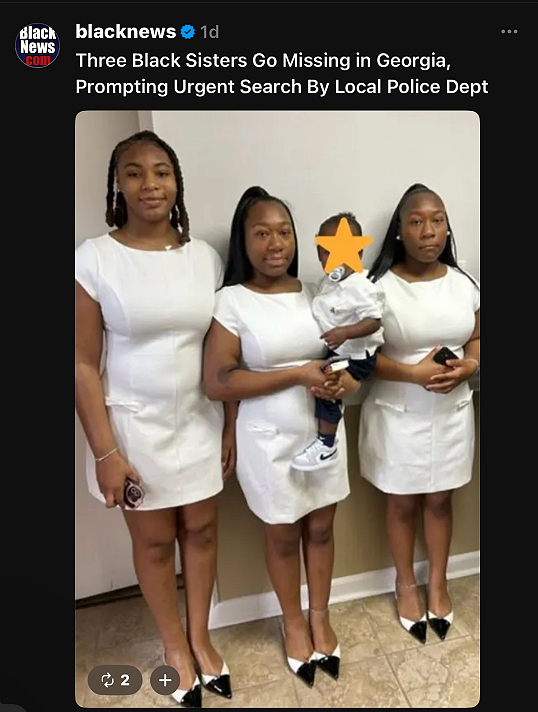 I NEED TO KNOW WHY THIS ISNT BEING COVERED???#3MissingSisters #Georgia #AmberAlert