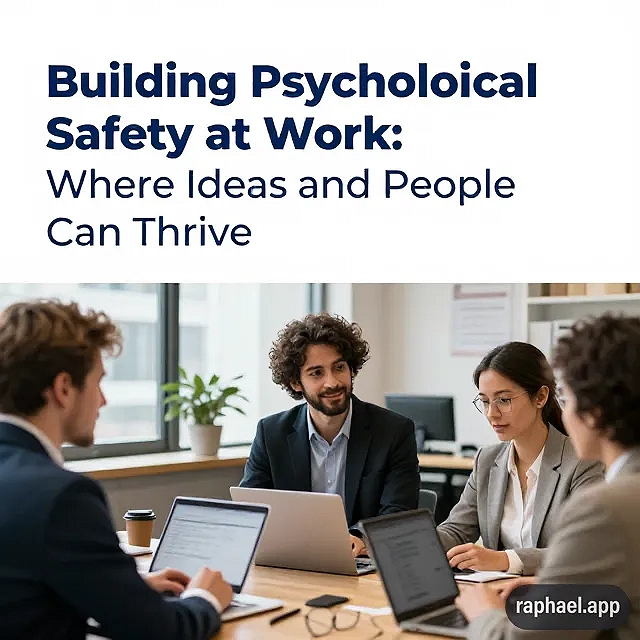 Building Psychological Safety at Work