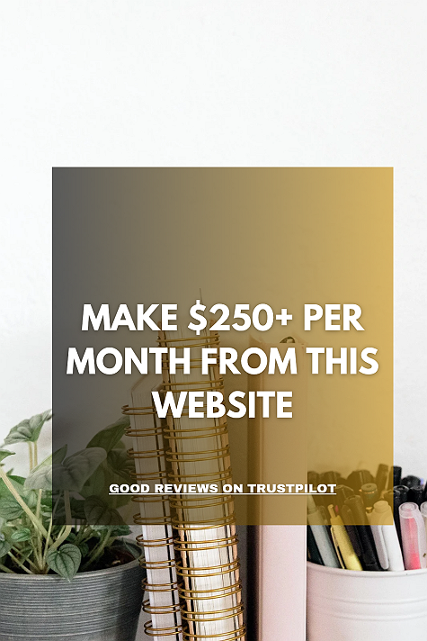 Make $250+ Per Month From This Website.
