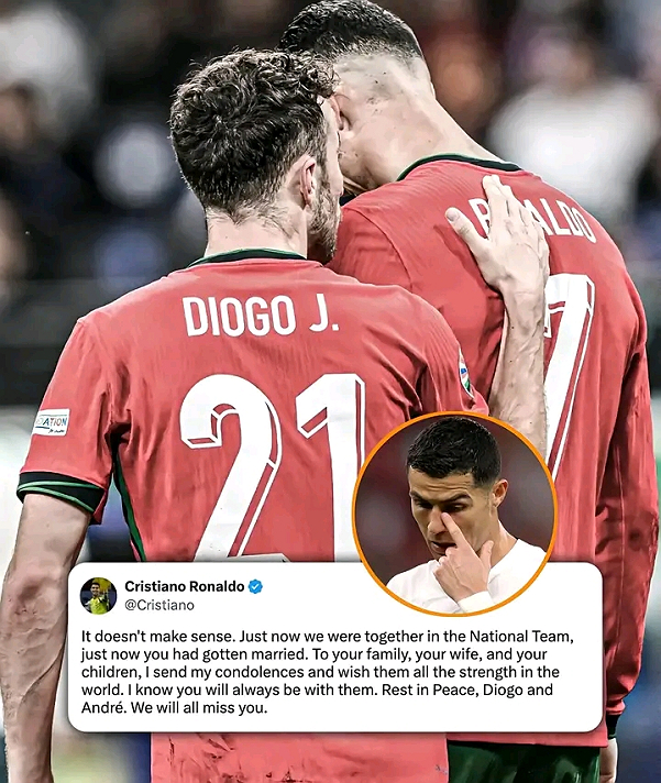 Cristiano Ronaldo pays tribute to Diogo Jota 🙏🙏 #DiogoJota #cristianoronaldo #cr7#Hla...